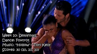 💃 Laurie Hernandez  Dancing with the stars performances [upl. by Nylac]