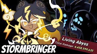 Stormbringer Cookie Living Abyss Guild Boss Team I 4458 Billion Damage [upl. by Lammaj982]