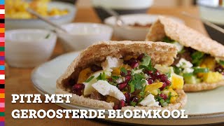 Pita met bloemkool  Gezond recept  Voedingscentrum [upl. by Kerri]