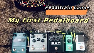 Building My first guitar pedalboardpedaltrain nano [upl. by Gale679]