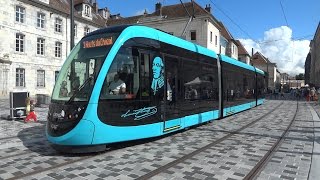 Tramway de Besançon  Premier jour [upl. by Ecart]