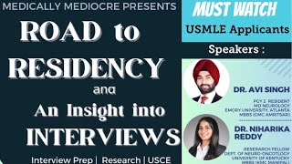 Residency Interviews Approach amp Road to Research [upl. by Pomfrey667]