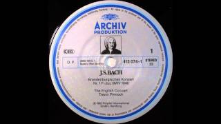 Bach Brandenburg Concerto No 1 Trevor Pinnock [upl. by Jews]