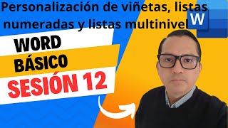 Cómo personalizar viñetas listas numeradas y listas multinivel ​✅​✔️​✳️​ [upl. by Amelie]