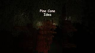 How to build a Giant Pine Cone in Minecraft minecraft [upl. by Ahsenrad]