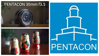 5枚のレンズで28mm！ 廉価レンズ【PENTACON 30mm F35】 [upl. by Kyle]