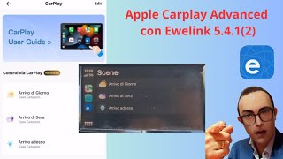 Apple CarPlay Advanced controlla le tue scene Ewelink dallo schermo della tua Auto Ewelink 5411 [upl. by Ttocserp]