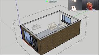 SketchUp Instructie Bungalow inrichten [upl. by Bellanca843]