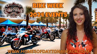 Daytona Beach Bike Week 2024 Events  Homesofdaytonabeachcom [upl. by Anivek]