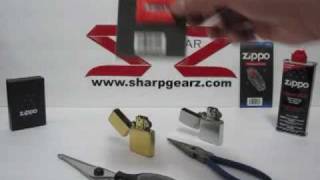 How to Change Your Zippo Lighter Wick  SharpGearZcom [upl. by Lorain]