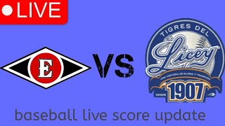 Leones del Escogido vs Tigres del Licey live Baseball match score update today  2024 [upl. by Crystie551]