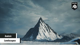 Mastering Blender Realistic Mountain Landscapes in Blender Gaea  Tutorial [upl. by Baxie920]