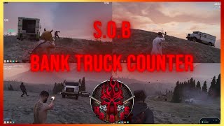 SOB counter Hades Bank Truck  MultiPOV  Nopixel RP [upl. by Taft]