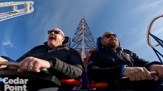 Top Thrill 2 on ride POV reverse ridercam [upl. by Ramad]