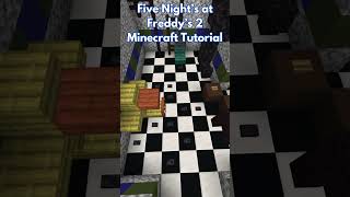 FNAF 2 Minecraft How To Build minecraft fnaf fivenightsatfreddys howtobuildinminecraft [upl. by Ellita]