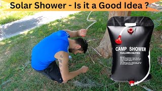 The Cheapest Solar Shower Review [upl. by Enyad528]