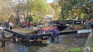 Canal activity at Hebden Bridge [upl. by Knah]