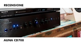 Recensione amplificatore integrato Auna CD708 [upl. by Zantos]