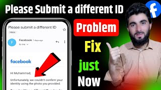 Please Submit a different ID Problem  Unfortunately we Couldnt confirm your identity Facebook [upl. by Geneva54]