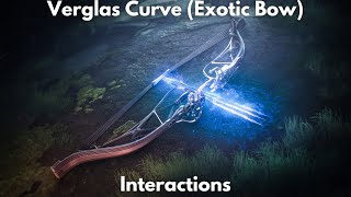 Verglas Curve Interactions Exotic Bow 4K  Destiny 2 Season of Defiance [upl. by Ohaus481]