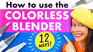 How to Use the Colorless Blender Like a PRO Top 12 Uses [upl. by Marston]