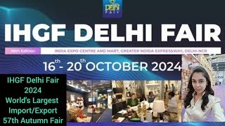 IHGF Delhi Fair 2024Biggest business fairIHGF Noidaviral videoIHGF all itemsFairbusiness mela [upl. by Brynn]