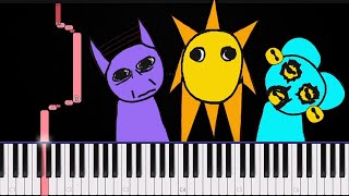 How to Play quotIncredibox SPRUNKED Horrorquot on Piano [upl. by Iadam147]