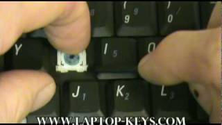 Replacement Keyboard Key Dell Inspiron Latitude Precision Installation Repair Fix Guide [upl. by Normac]