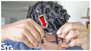 How To Make Skinny Dreadlocks  splitting Dreadlocks [upl. by Assirehs]