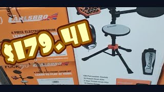 Carlsbro rock 50 4 piece electric drum kit with headphones 17941 hiphop subscribe samsclub [upl. by Glasgo]