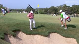 PGA TOURS Derek Lamely draws a vicious buried lie [upl. by Randie]