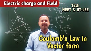 6 Coulombs law in Vector form  Class 12th  Physics handwritten notes cbse [upl. by Yerrok198]