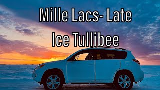 Mille Lacs Late Ice Fishing for TullibeeCisco [upl. by Rohn]