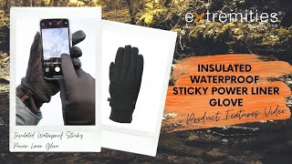 Insulated Waterproof Sticky Power Liner Glove  Waterproof Stretch Gloves  Extremities [upl. by Alejandrina]