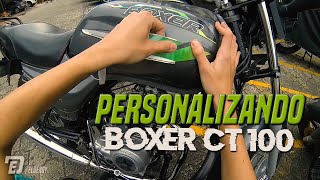 ASÍ QUEDARON LAS CALCOMANÍAS DE MI BOXER  MotoVlog [upl. by Yasui170]