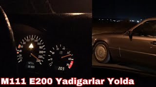 Mercedes W124 amp W210 E200â€™leri Denedik Top Speed  Rolling [upl. by Kariotta]