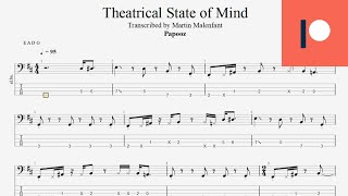 Papooz  Theatrical State of Mind bass tab [upl. by Theran]