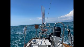 Ep1 Sailing Away  Solo Singlehanded sailing on a Bristol 32 sailboat  Sailing Vessel Beauty [upl. by Aindrea314]