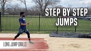 How to Long Jump  Step By Step Jumps  Long Jump Drills [upl. by Elocan]