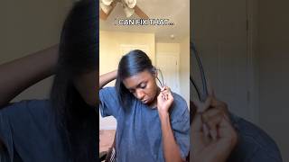 How to fix frizzy hair  how to wrap silk press hair [upl. by Drawe397]