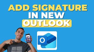 How To Add Signature In New Outlook 2024 [upl. by Imuy]