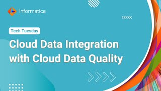 Cloud Data Integration with Cloud Data Quality [upl. by Yacov67]