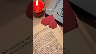 Subscribe for more tutorials 🫶🏻 Heart Bookmark Tutorial diy diycrafts origami heartbookmark [upl. by Ute821]