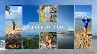 TRAVEL VLOG puerto rico snorkeling rainforests and enjoying the island [upl. by Syxela]