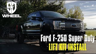 2017 Ford F250 6quot BDS Lift Kit Hostile Wheels Atturo Tires [upl. by Walston334]