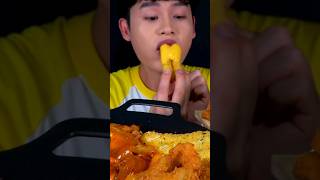 ASMR Eating Fried snacks with Cheese Sauce MUKBANG [upl. by Wallie30]