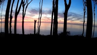 Gespensterwald Nienhagen mit fantastischem Sonnenuntergang gefilmt mit Quadcopter [upl. by Socram]