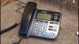 Uniden D1688 CordedCordless Phone with Digital Answering System  Initial Checkout [upl. by Samohtnhoj40]