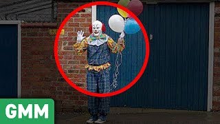 Real Clowns Creepier than Pennywise from IT [upl. by Nalorac]