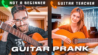 Professional GUITARIST DOESNT Pretends to be a BEGINNER to Guitar Lessons  PRANK 2 [upl. by Eimma]